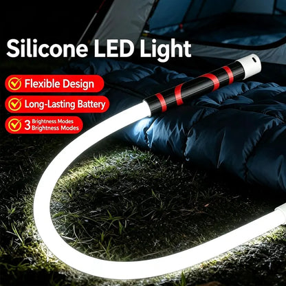 FlexBeam 27" Rechargeable LED Work Light – Bendable Hands-Free Repair Light