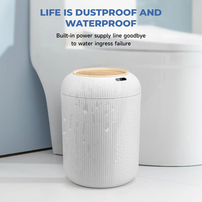 Pukomc Smart Induction Waterproof Trash Can