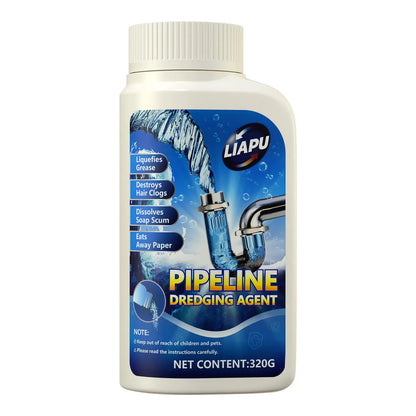 (2 Pack) Liapu Powerful Pipe Dredging Agent for Kitchen and Toilet Pipelines