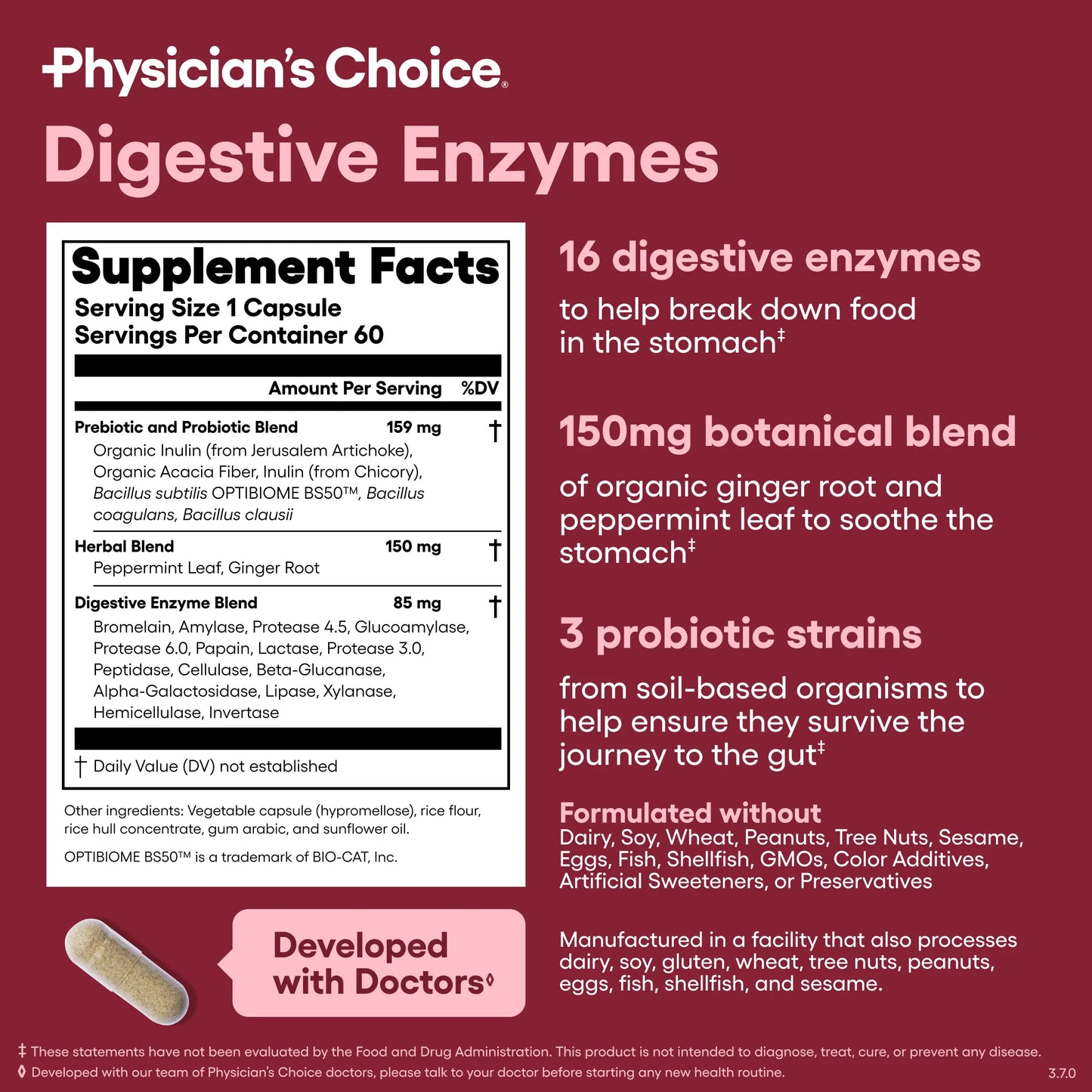 Say Goodbye to Bloating: Advanced Multi-Enzyme Gut Relief
