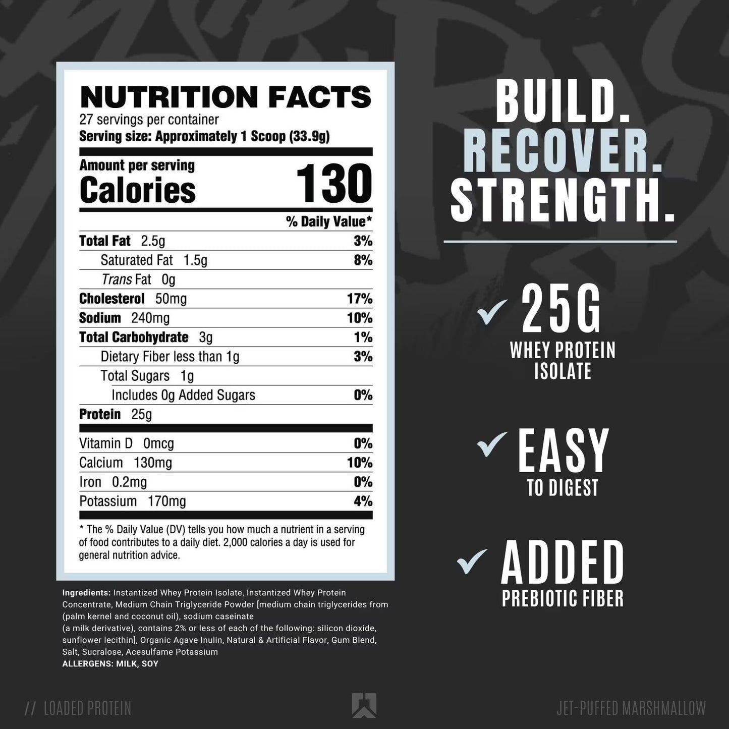 RYSE Loaded Protein Powder