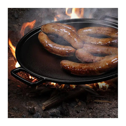 Pre-Seasoned Cast Iron Pizza Pan with Dual Handles - original gallery 6