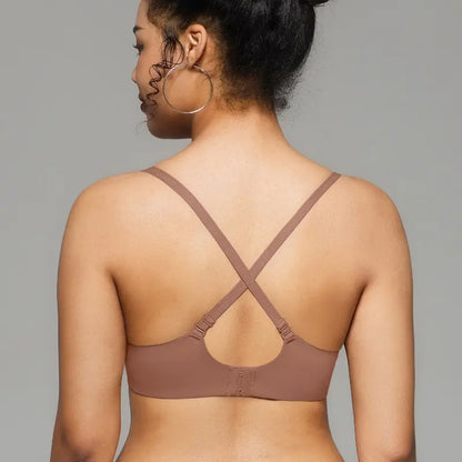 Seamless Padded Push-Up Bra with Convertible Straps - original gallery 6