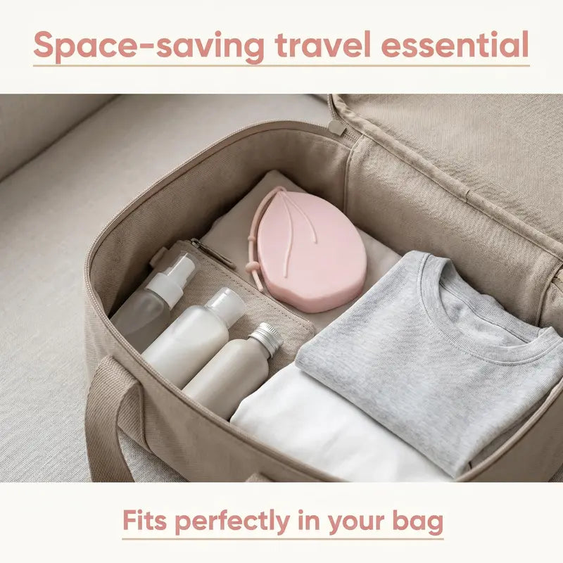 Peach-Shaped Two-Layer Travel Soap Case — detail view 2