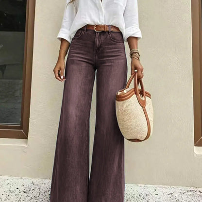 High-Waist Relaxed Jeans with Slight Stretch - original gallery 8
