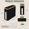 MAYSTAR Foldable Toilet Paper Storage Basket