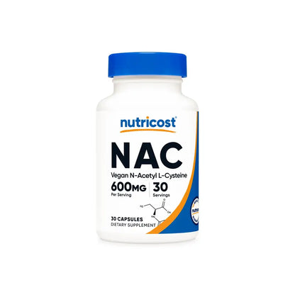 NAC 600 mg Supplement — 30 Capsules - 30 Capsules