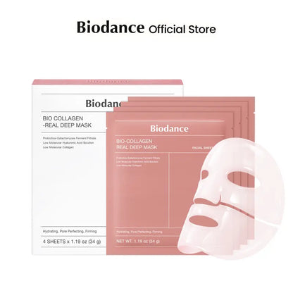 Collagen Hydrogel Face Masks — 8-Pack - Collagen Hydrogel Real Deep Mask (4ea)