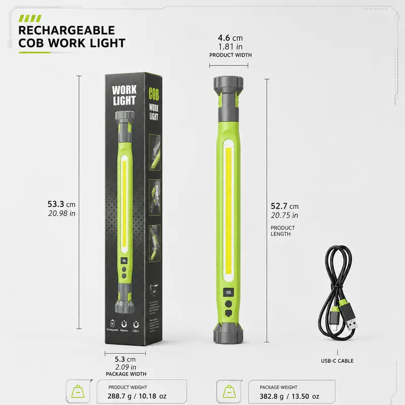 USB-C Rechargeable Magnetic COB Work Light - original gallery 7