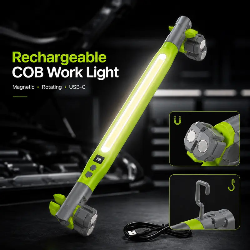 USB-C Rechargeable Magnetic COB Work Light - original gallery 5