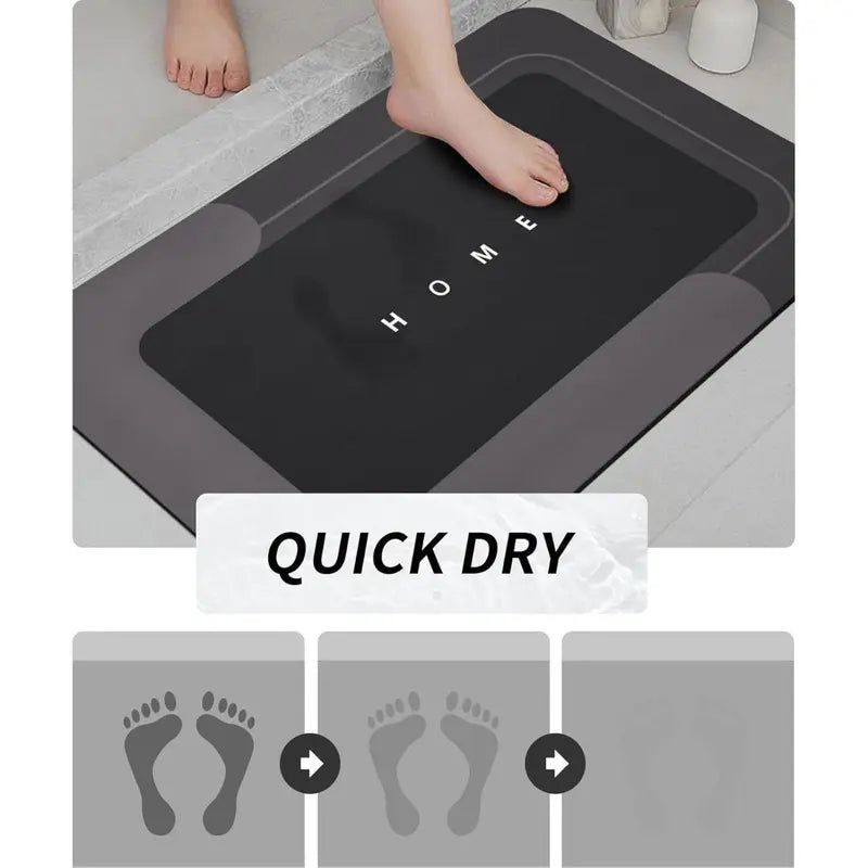 Thin TRP Bathroom Mat Set, Three Pieces — detail view 4