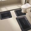 Thin TRP Bathroom Mat Set, Three Pieces