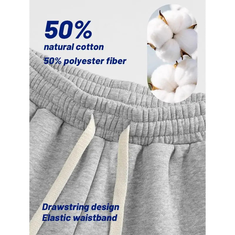 Fleece-Lined Drawstring Sweatpants - original gallery 4