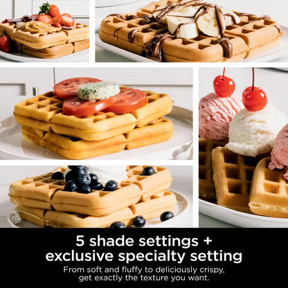 Ninja Belgian Waffle Maker PRO — Vertical NeverStick Design - original gallery 6