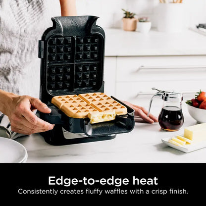 Ninja Belgian Waffle Maker PRO — Vertical NeverStick Design - original gallery 3