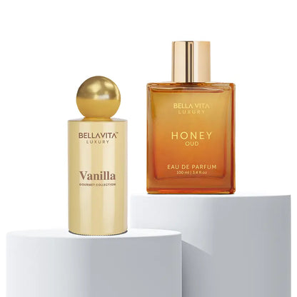 Honey Oud & Vanilla Eau de Parfum Duo — 2 × 100 ml - original gallery 1