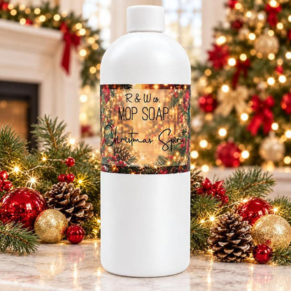Christmas Spirit mop soap bottle