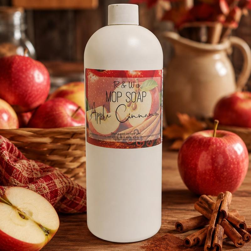Apple Cinnamon mop soap bottle