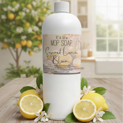 Sugared Lemon Blossom mop soap bottle