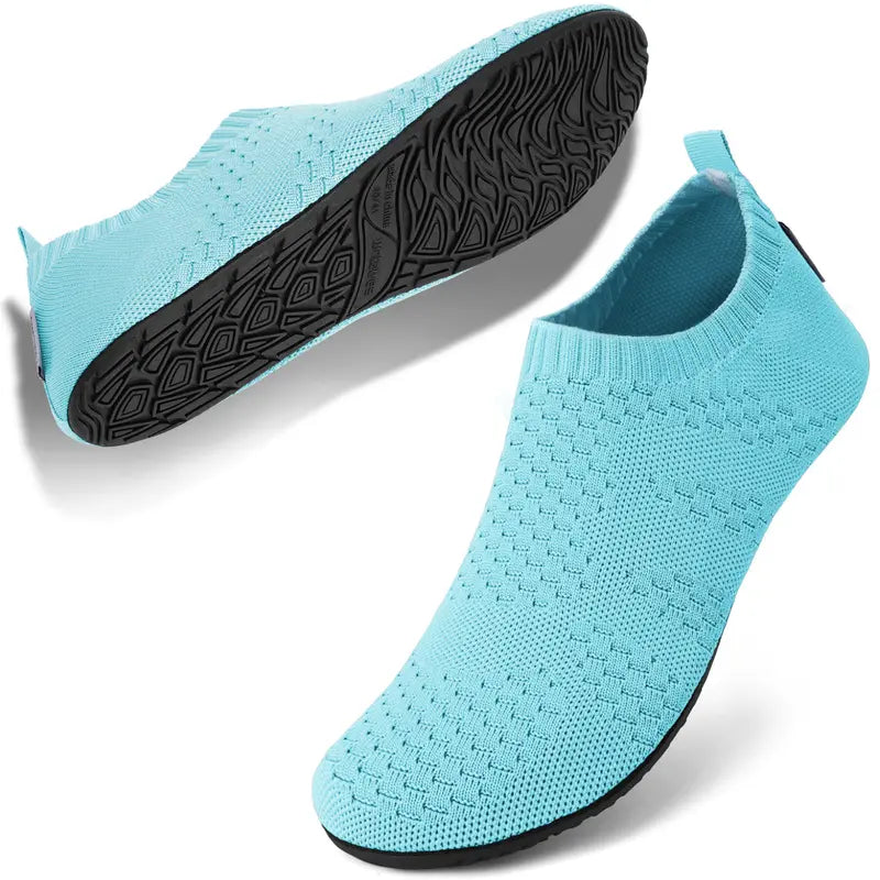 Leopard Barefoot Aqua Shoes with Flexible Rubber Soles - original gallery 8