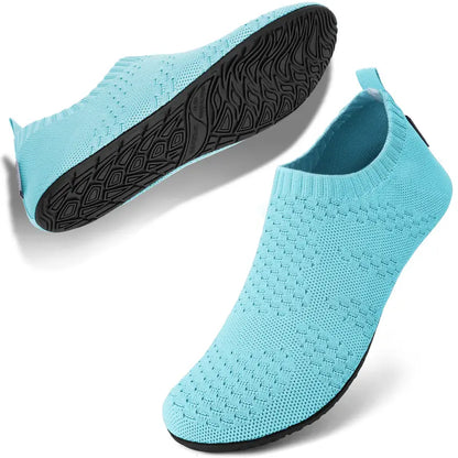 Leopard Barefoot Aqua Shoes with Flexible Rubber Soles - original gallery 8