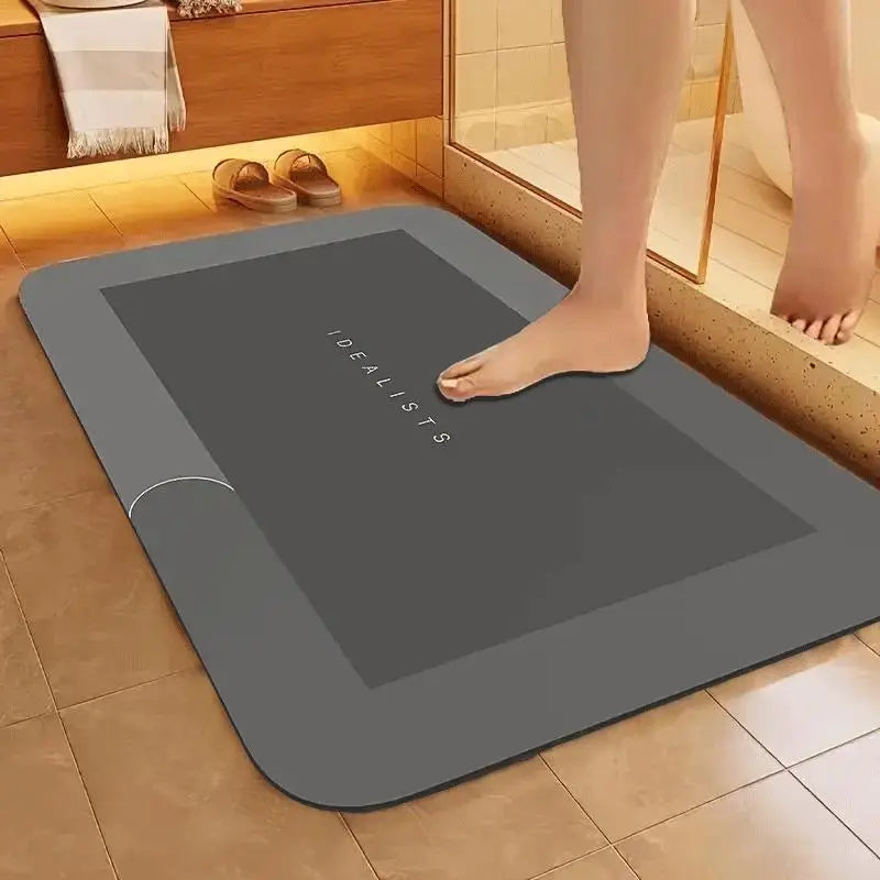 Diatomite Bathroom Floor Mat, 40 × 60 cm — detail view 1