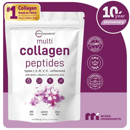Unflavored Multi Collagen Peptides — 40 Packets - original gallery 1