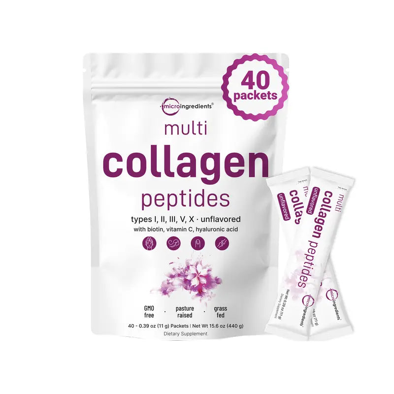 Unflavored Multi Collagen Peptides — 40 Packets - 40 Packets
