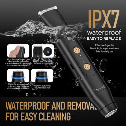 Dual-Head USB Body & Nose Hair Trimmer - original gallery 6