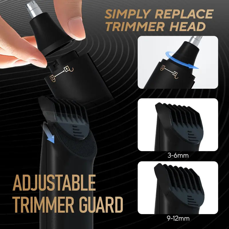 Dual-Head USB Body & Nose Hair Trimmer - original gallery 8