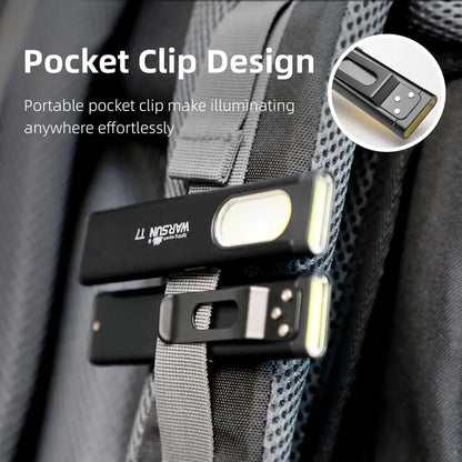 WARSUN T7 Rechargeable Magnetic Pocket Work Light - original gallery 7