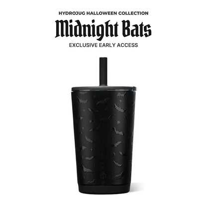 Black Vacuum-Insulated Straw Tumbler - original gallery 2