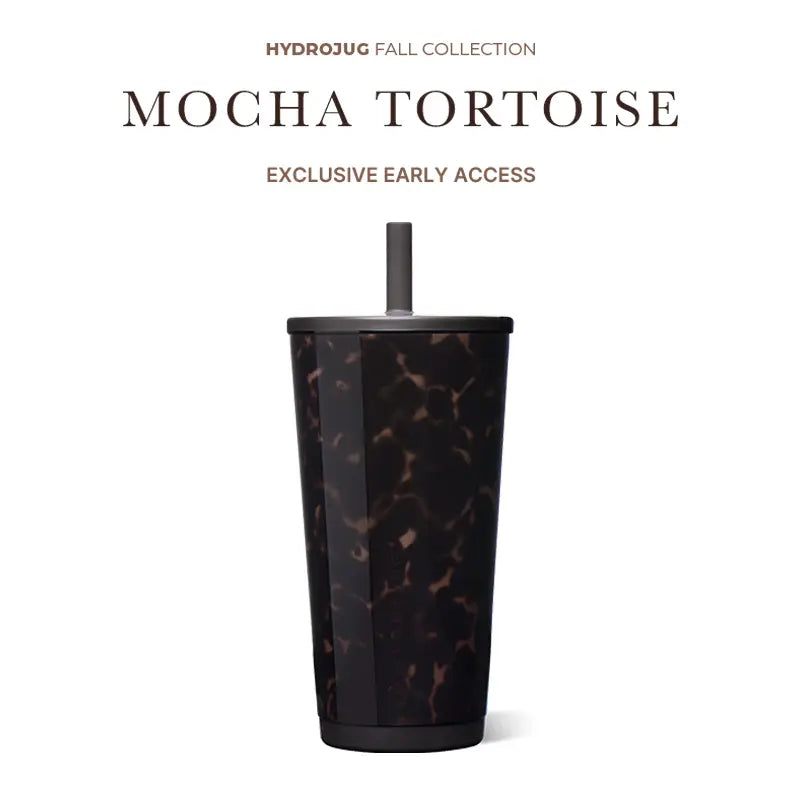 Black Vacuum-Insulated Straw Tumbler - original gallery 5