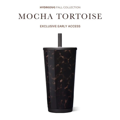 Black Vacuum-Insulated Straw Tumbler - original gallery 5