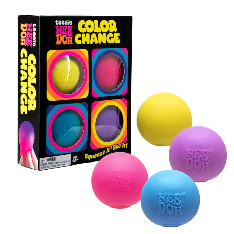 Color-Changing Mini Squishy Balls — 4 Pack - original gallery 1