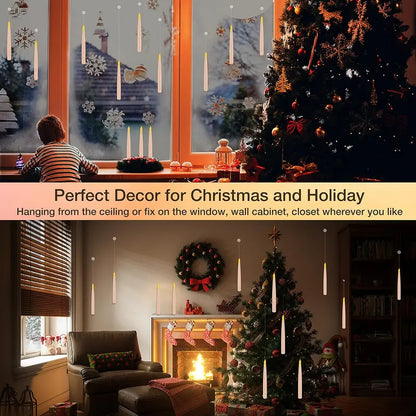 Floating LED Candles with Magic Wand Remote — 12 Pack - original gallery 2