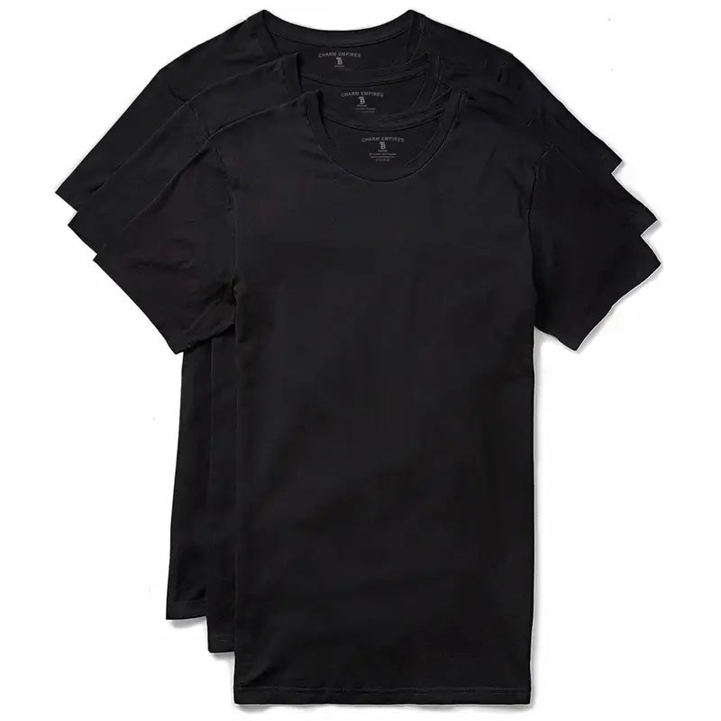 Slim-Fit Crewneck Tees — 3-Pack - original gallery 1