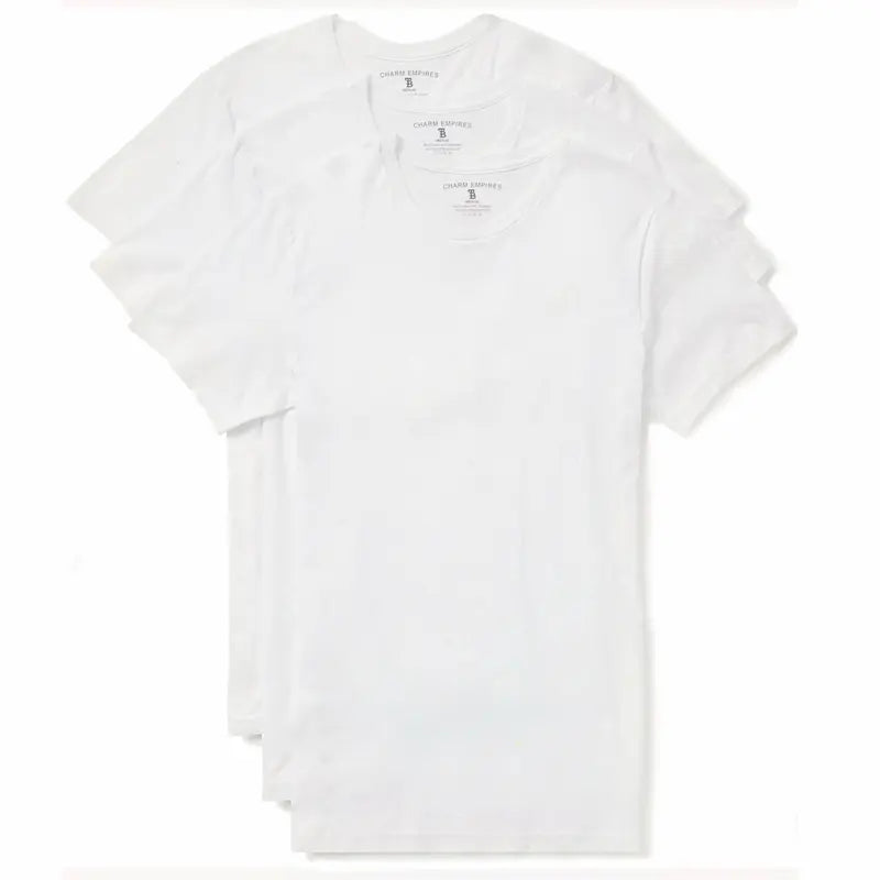 Slim-Fit Crewneck Tees — 3-Pack - original gallery 3
