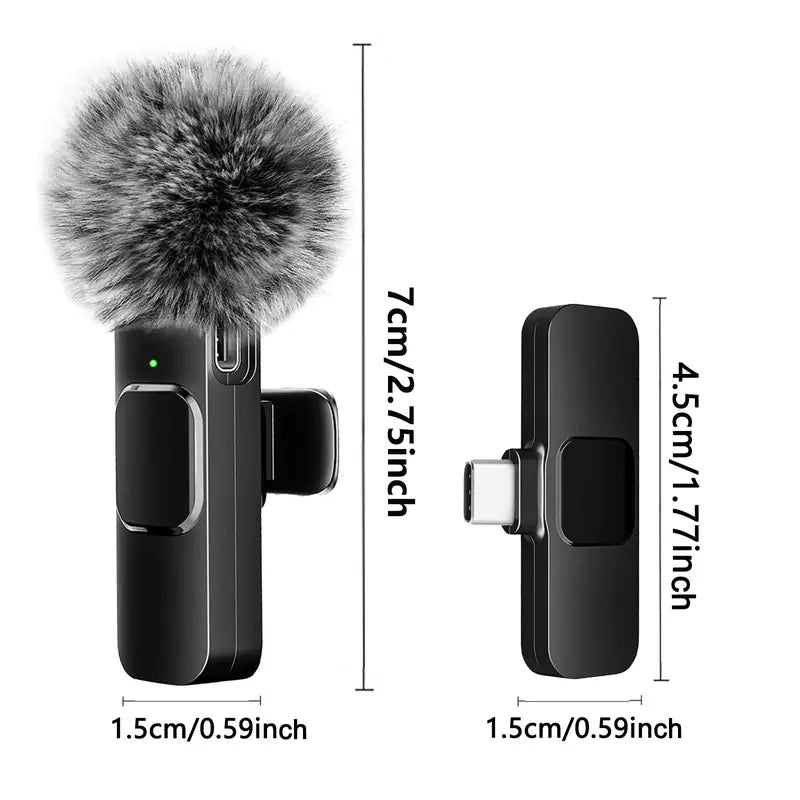 Dual Wireless Lavalier Microphones — Black - original gallery 9