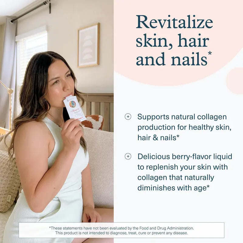 Berry Liquid Collagen — 12 Single-Serving Packets - original gallery 3