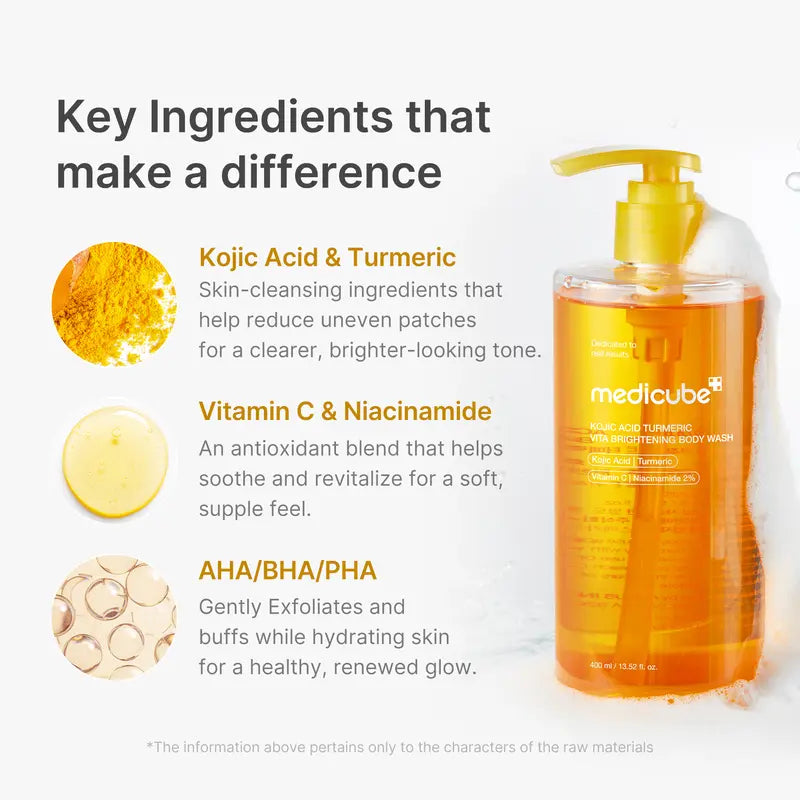 Kojic Acid and Turmeric Body Wash — 400 mL - original gallery 4