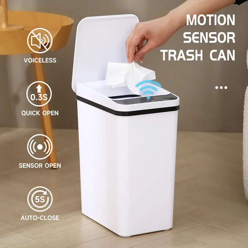 CLEALOM Touchless Motion-Sensor Trash Cans, Two-Pack — detail view 2