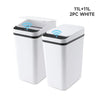 CLEALOM Touchless Motion-Sensor Trash Cans, Two-Pack