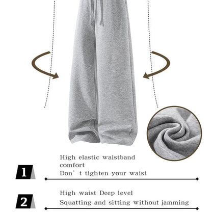 Cotton-Blend Wide-Leg Drawstring Pants — 2-Pack - original gallery 8