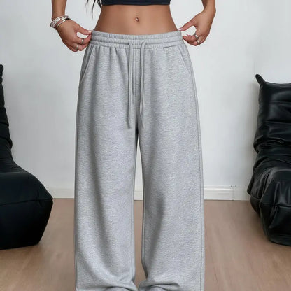 Cotton-Blend Wide-Leg Drawstring Pants — 2-Pack - original gallery 1