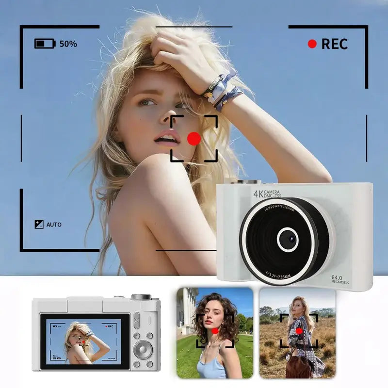 Flip-Screen Pocket Digital Camera — Mystic Black - original gallery 7