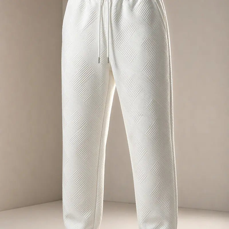 Textured Fleece Hoodie and Sweatpants Set - original gallery 5