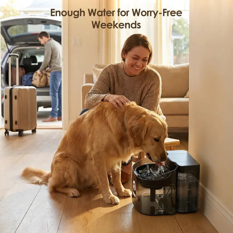 11L Large-Dog Water Fountain — Black - original gallery 3
