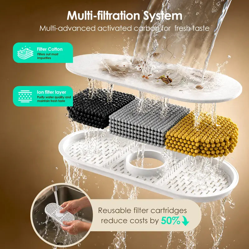 11L Large-Dog Water Fountain — Black - original gallery 4
