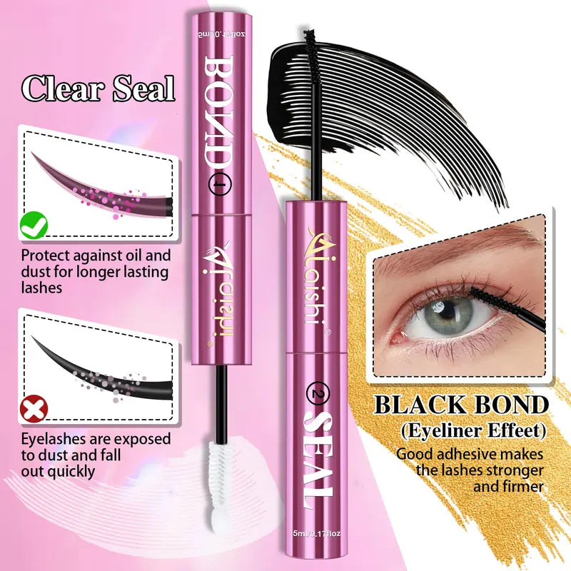 Black Bond & Seal Cluster Lash Adhesive — 2-Pack - original gallery 6